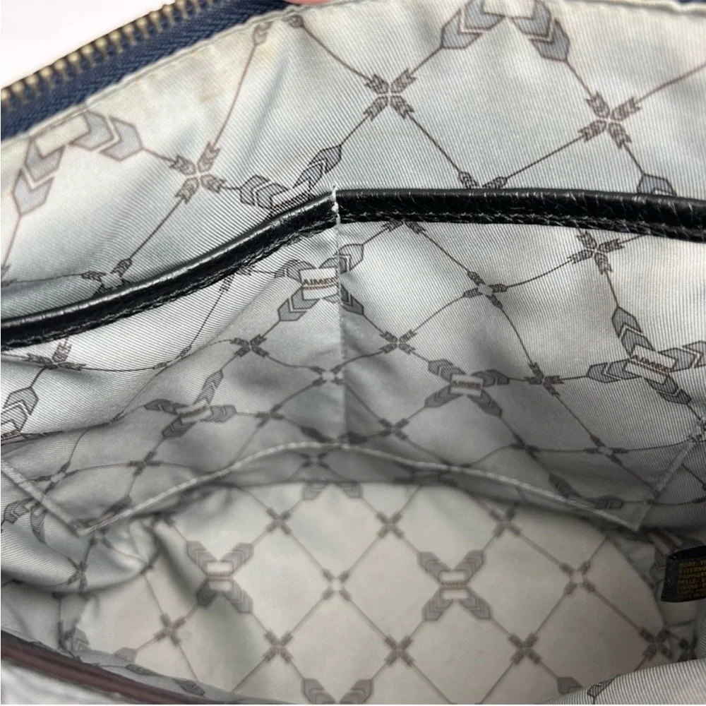 Aimee Kestenberg Leather Multi Blue Crossbody Bag Purse